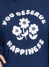True Blue Printed Long - Sleeve Design 43 - Khotwh